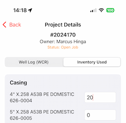 Log Inventory in the Field: