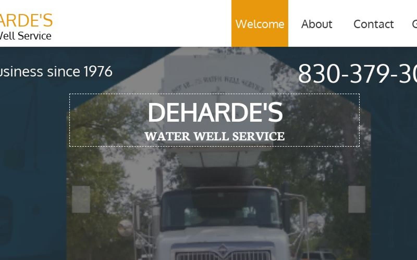 Deharde Water Well Service logo