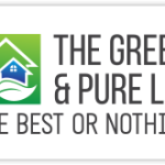 The Green and Pure water treatment for home logo