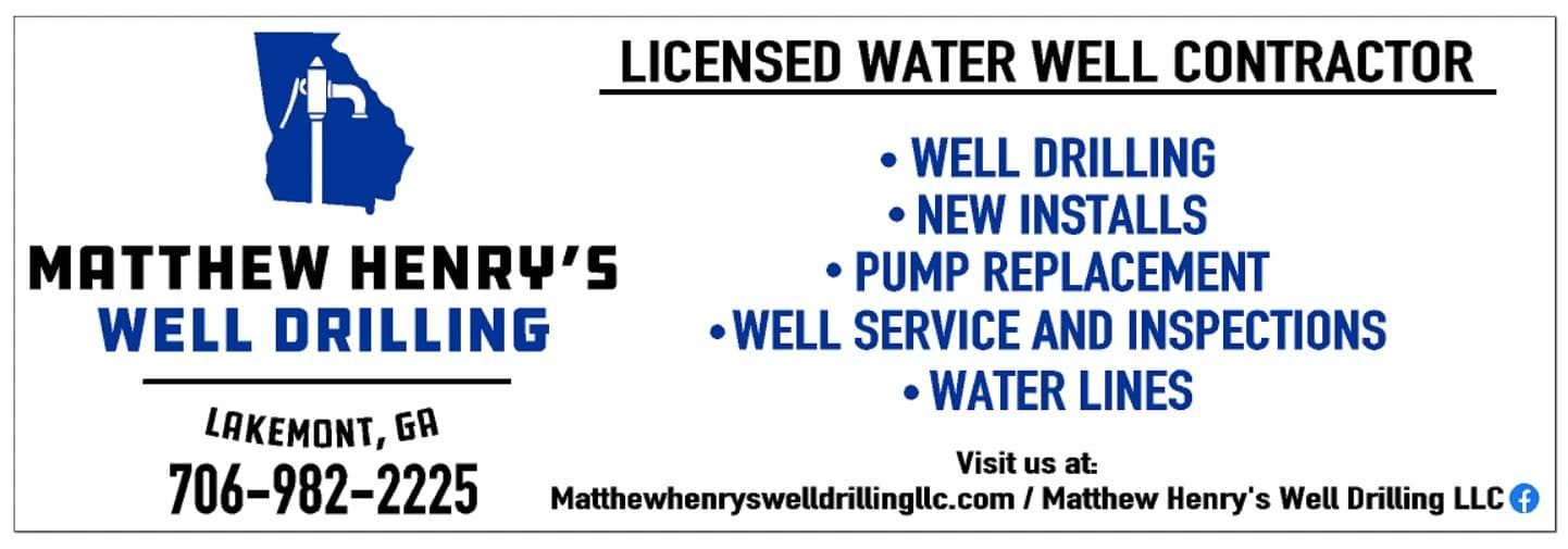 Matthew Henry's Well Drilling logo