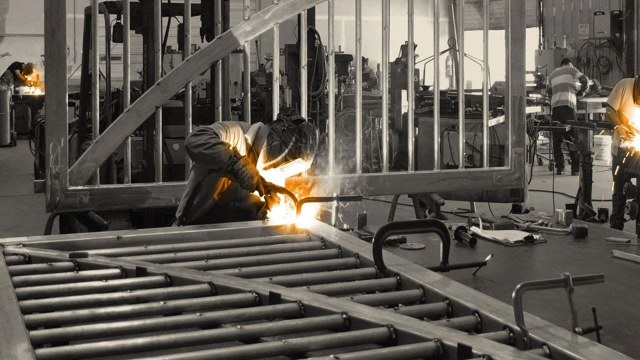 E.C.A IRON WORKS SERVICES logo