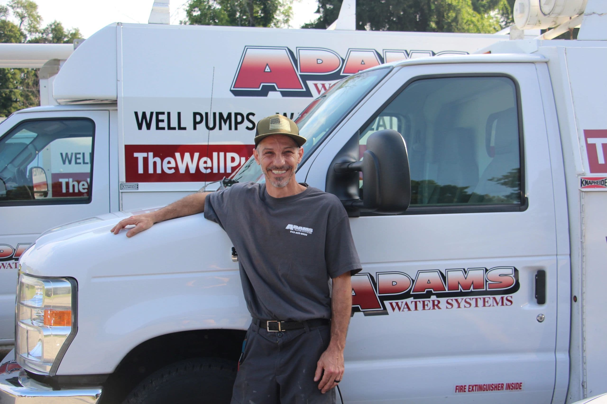 Adams Water Systems "The Well Pump Guys" logo