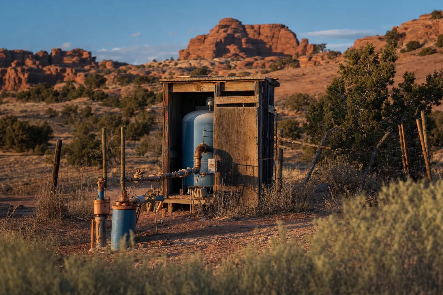 Bedrock aquifer cross-section showing uranium and radium mobilizing from granite into a well