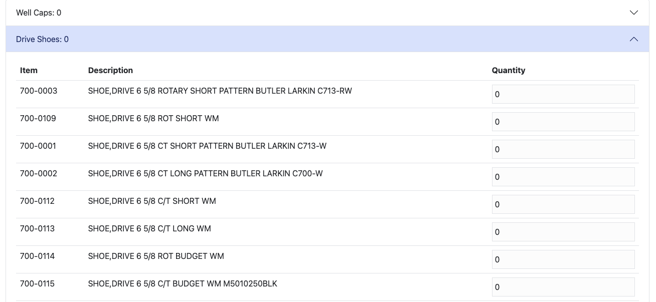 Track inventory usage: