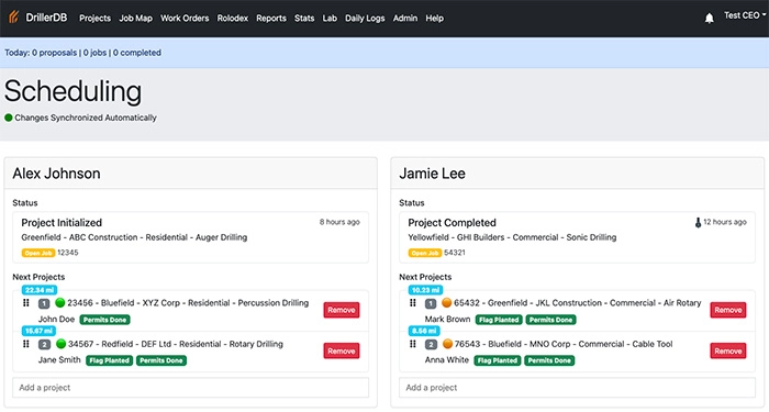 DrillerDB: Water Well Drilling Software